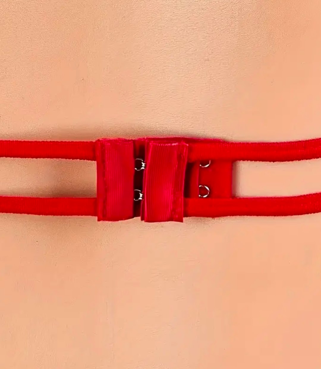 Lenceria Ajustada / Rojo Erótico para Mujer