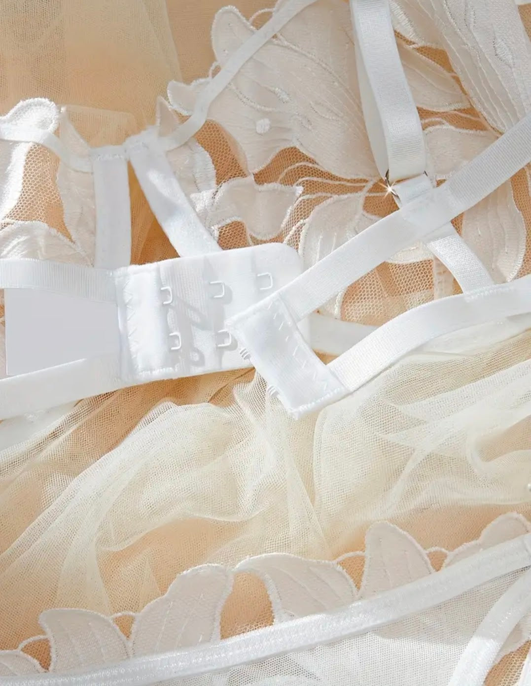 Set de Lencería Sexy - Encaje blanco